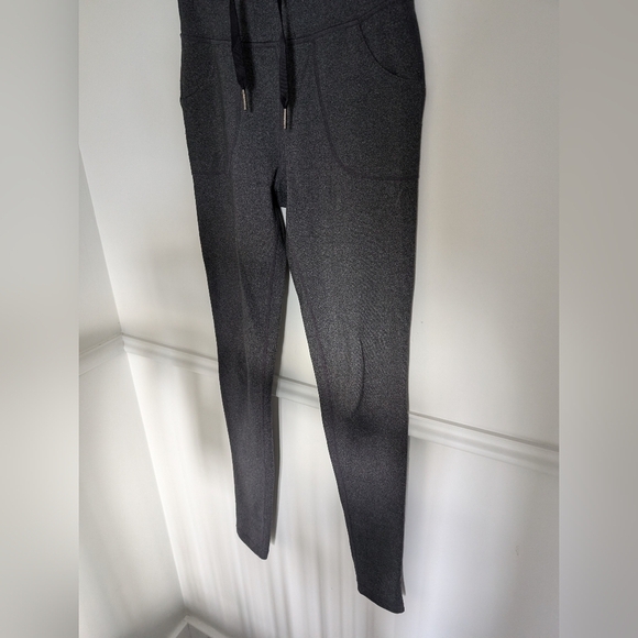 Lululemon Skinny Will Pant Wee Stripe Black Heathered Black Sz 4 - Picture 6 of 12